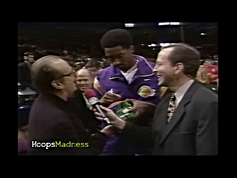 Jack Nicholson Asks 19 Years Old Kobe Bryant for his Autograph! Kobe Like ''Yes I Made It''!!