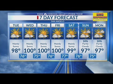 KSAN 6pm Weather - Monday June 25, 2018