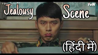 Crash landing on you episode clip |Hindi Dubbed| Hyun bin gets jelous over finger hearts|