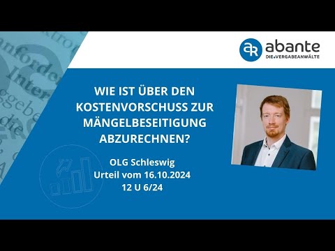 Wie ist über den Kostenvorschuss zur Mängelbeseitigung abzurechnen?