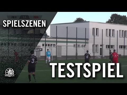 VFB Fortuna Biesdorf ll - FV Rot-Weiss Hellersdorf 90 (Testspiel) - Spielszenen| SPREEKICK.TV