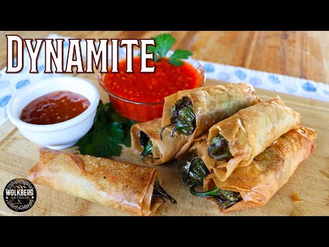 Dynamite Spring Roll Recipe | Spicy Jalapeño and Pork Lumpia Recipe | Filipino Street food | How to