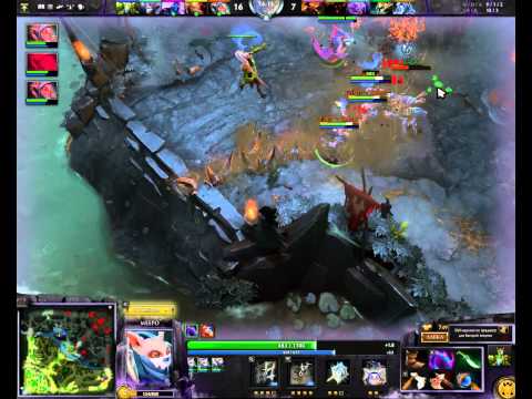 Играть за Meepo на миде. Против SF.