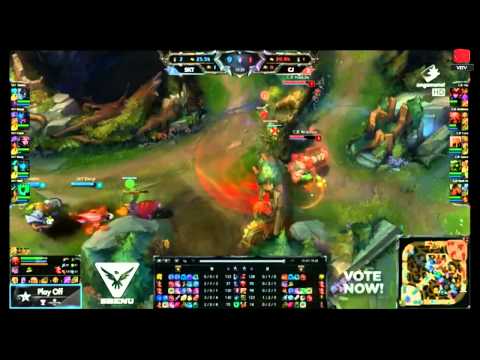 LCK 2015 - Playoffs 2 (BO5): CJ Entus vs SKT T1 Game 5