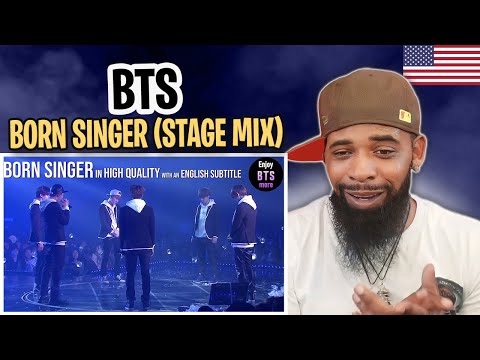 AMERICAN RAPPER REACTS TO-BTS - Born Singer (stage mix) from BTS Begins 2015 & The Wings Tour 2017