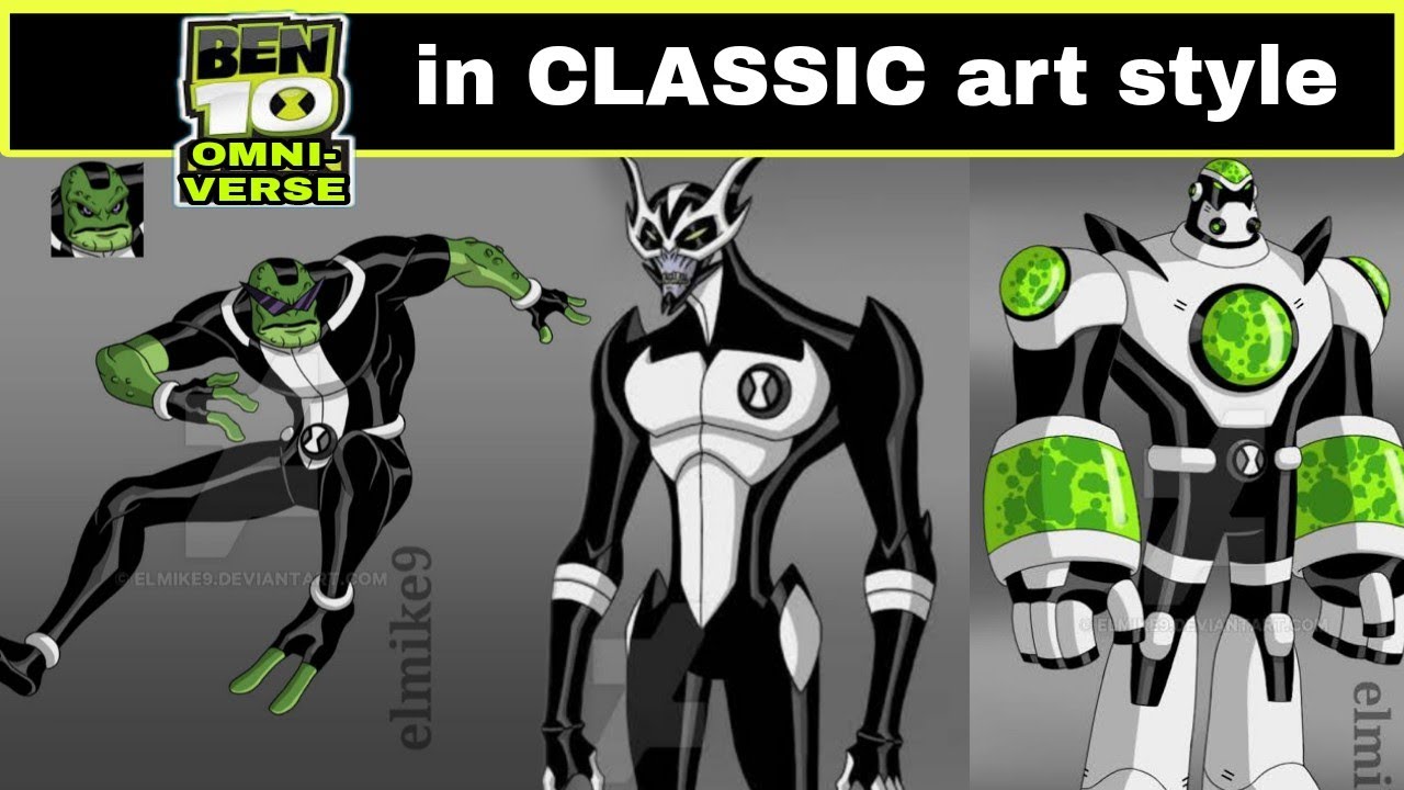 Ben 10 aliens | classic art style | part-2 | fan10k | ben 10