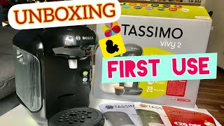 Tassimo Vivy 2 UNBOXING and 1ST USE