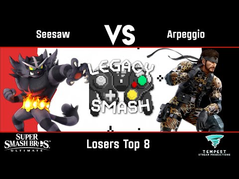 Seesaw (Incineroar) VS Arpeggio (Snake) - Losers Top 8 - Legacy Smash #20
