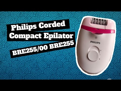Philips Satinelle Essential Kompaktiškas laidinis epiliatorius BRE255/00