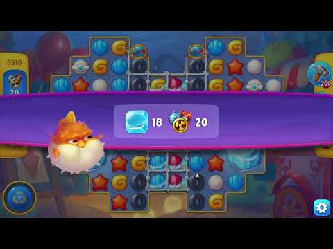 Fishdom 5910 Super Hard Level - 16 moves - NO BooSTERS