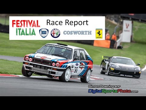 Lancia Delta Racing v Ferrari 360 - Race Report from Brands Hatch [S18Ep07] - Festival Italia 2018