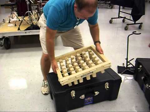 2 Cool Percussion marching machine / troop blocks ---sound effect