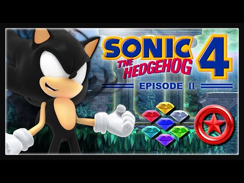 Sonic 4 Episode II: Dark Sonic 100% Playthrough (All Chaos Emeralds & Red Rings)