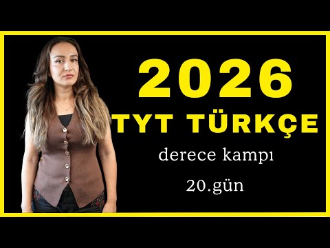 TYT Turkish Camp in 21 Days / ELEMENTS OF A SENTENCE / DEGREE CAMP / DAY 20