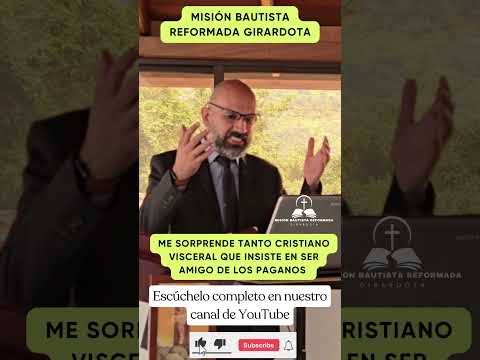 Mucho cristiano visceral que insiste en ser amigo de los paganos. @MisiónReformadaAntioquíaGTA