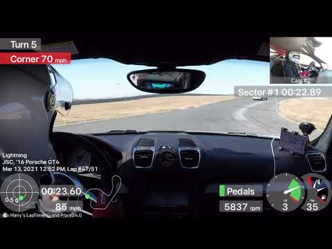 981 Porsche GT4 on Lightning @ NJMP with SCDA - Fastest lap 1:13.20