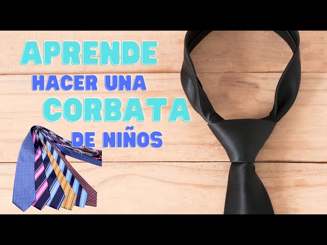 Vídeo relacionado con DonDon Corbata para niños con aire de seda brillada - 7 cm de ancho - con elástico - negro