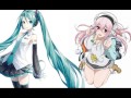 Hatsune Miku & Super Sonico - Romeo to ...