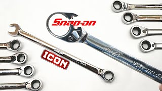 #1 Ratcheting Wrench? ICON vs Snap-On, MAC, Gearwrench, Tekt