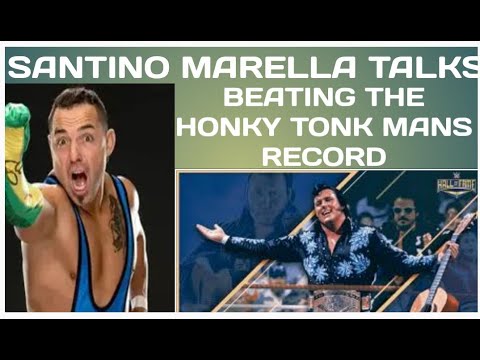 Santino Marella talks plans for him to break The Honky Tonk Mans record and being a heel