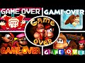 Evolution Of Deaths Game Over Screens In Donkey Kong Games 1981 2018