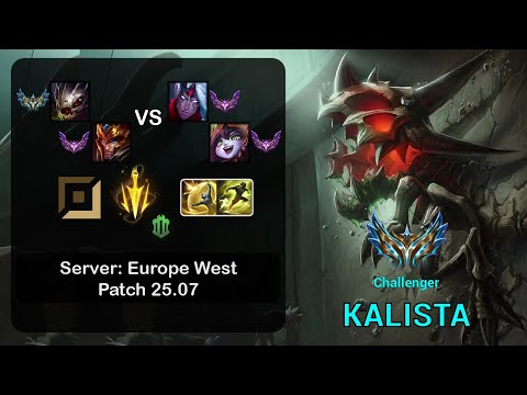 Kog'Maw ADC + Jarvan IV vs Varus + Lulu - EUW Challenger - Patch 25.07