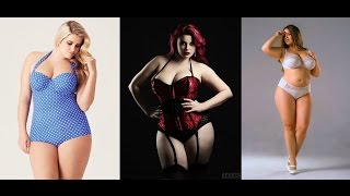 Plus Size Models in Lingerie on the catwalk. It's Stunning Hot!