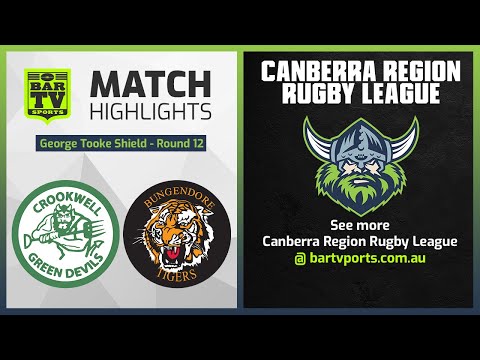 Crookwell Green Devils v Bungendore Tigers - Round 12 Highlights | George Tooke Shield 2022