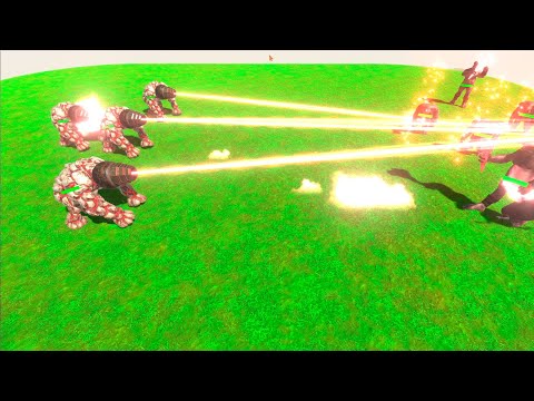 PLASMA LAVA GOLEM & OGRE LORD vs EVERY UNIT - Animal Revolt Battle Simulator