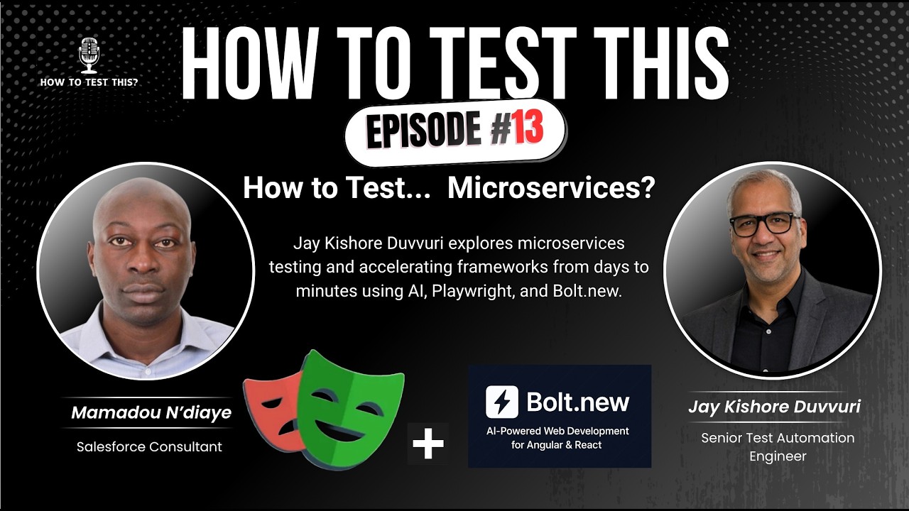 How to Test Microservices - Jay Kishore Duvvuri