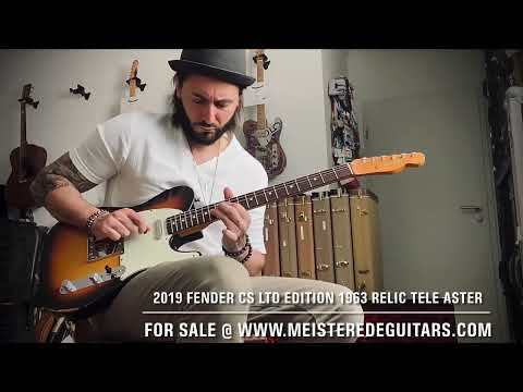 For sale @ www.MEISTEREDEGUITARS.com - 2019 Fender Custom Shop S19 Limited Edition 1963 Relic Tele