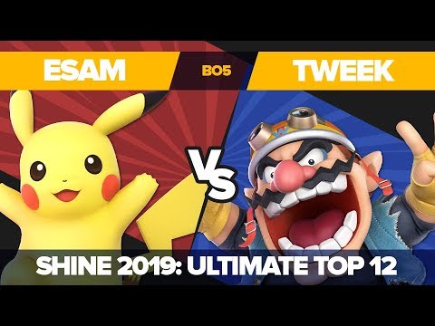 ESAM vs Tweek - Losers' Round 1: Ultimate Singles Top 12 - Shine 2019 | Pikachu vs Wario