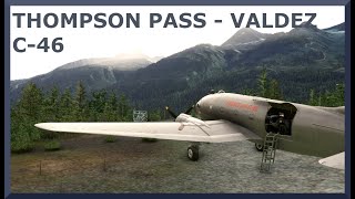 Thompson Pass (K55) to Valdez (PAVD) | Curtiss C-46 | MSFS