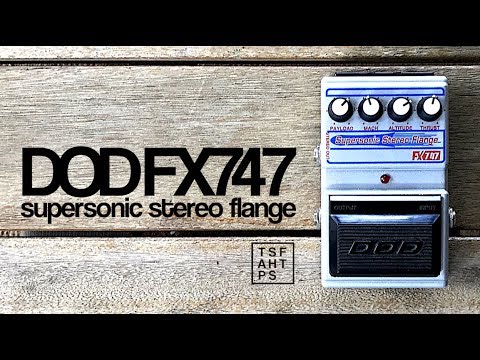 DOD FX747 Supersonic Stereo Flange 1990s - Silver image 7