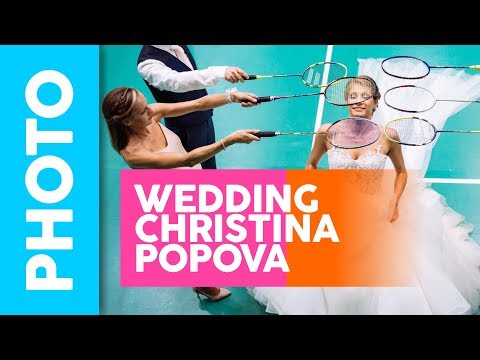 Badmintonphotos: Unique badmintonthemed wedding photoshoot with Christina Popova