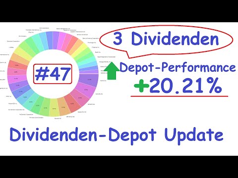 3 Dividenden - Depot-Performance +20,21% -  Dividenden-Depot update #47 - #AktienOnkel