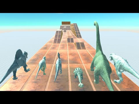 Diamond Dinosaur Speed race get a GREEN Pig - Animal Revolt Battle Simulator