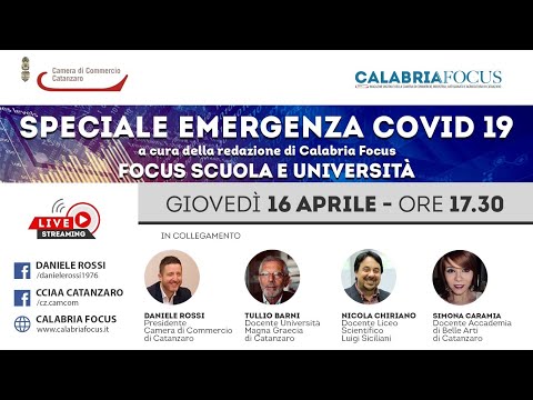 Speciale Emergenza Covid-19, focus scuola e università