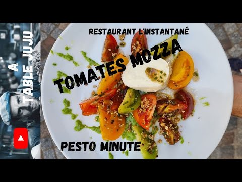 Recette Tomates mozzarella au pesto maison