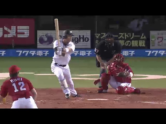 【2回裏】マリーンズ・高濱 逆方向へ技ありの同点タイムリー!! 2016/6/2 M-C