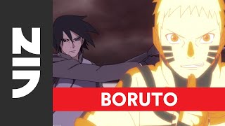 Naruto and Sasuke vs. Momoshiki (English Dub) | Boruto: Naruto Next Generations, Set 5 | VIZ