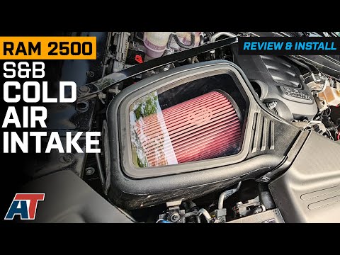 2019-2024 6.4L RAM 2500 S&B Cold Air Intake with Oiled Cleanable Cotton Filter - Review & Install