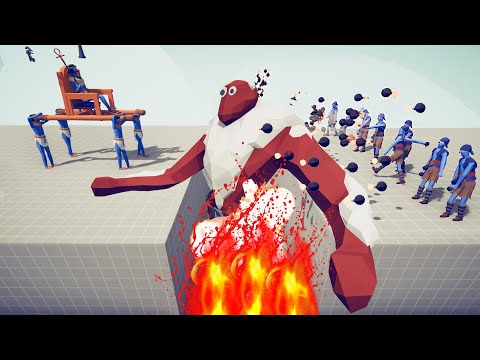 (TRAP) NILE QUEEN and BOMB THROWER vs Every Faction | Totally Accurate Battle Simulator-TABS