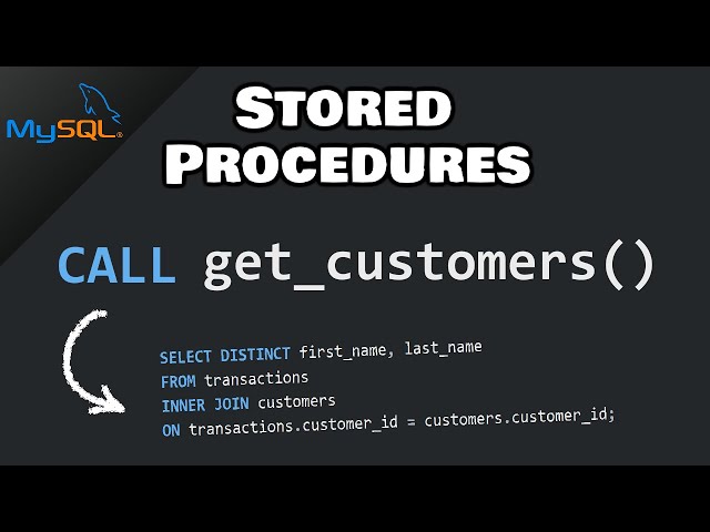 Thumbnail of Writing and Executing Stored Procedures lesson