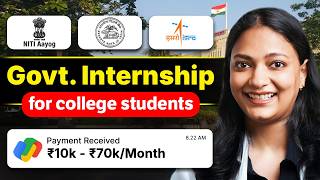 PAID Govt Internship Calendar 2026 for College Students| NITI Aayog, RBI, ISRO & More