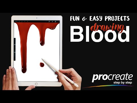 Procreate Tutorial for Beginners: Drawing Blood