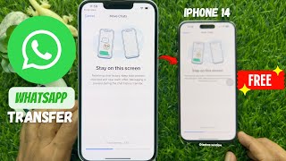 How to Transfer WhatsApp from Old iPhone to New iPhone (2023) || Transfer Chats to iPhone