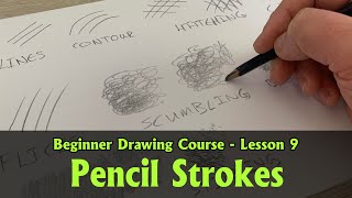 11 Basic Pencil Strokes - Drawing for Beginners Course 9
