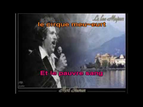 MORT SHUMAN - LE LAC MAJEUR - KARAOKE AVEC VOIX - 10