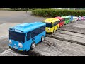 20Types Tayo the Little Bus Toy ☆ 꼬마 버스타요 (Chibikko Bus Tayo) Let's play with a round rail toy!